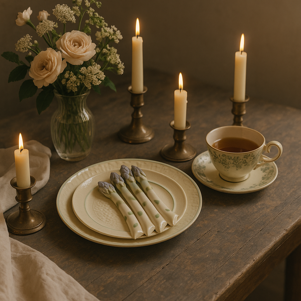 Tarde francesa entre velas y porcelana